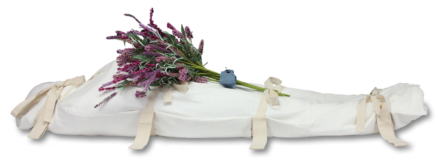 Bamboo Serenity Burial Shroud (With Handles) - Eco Casket Co.