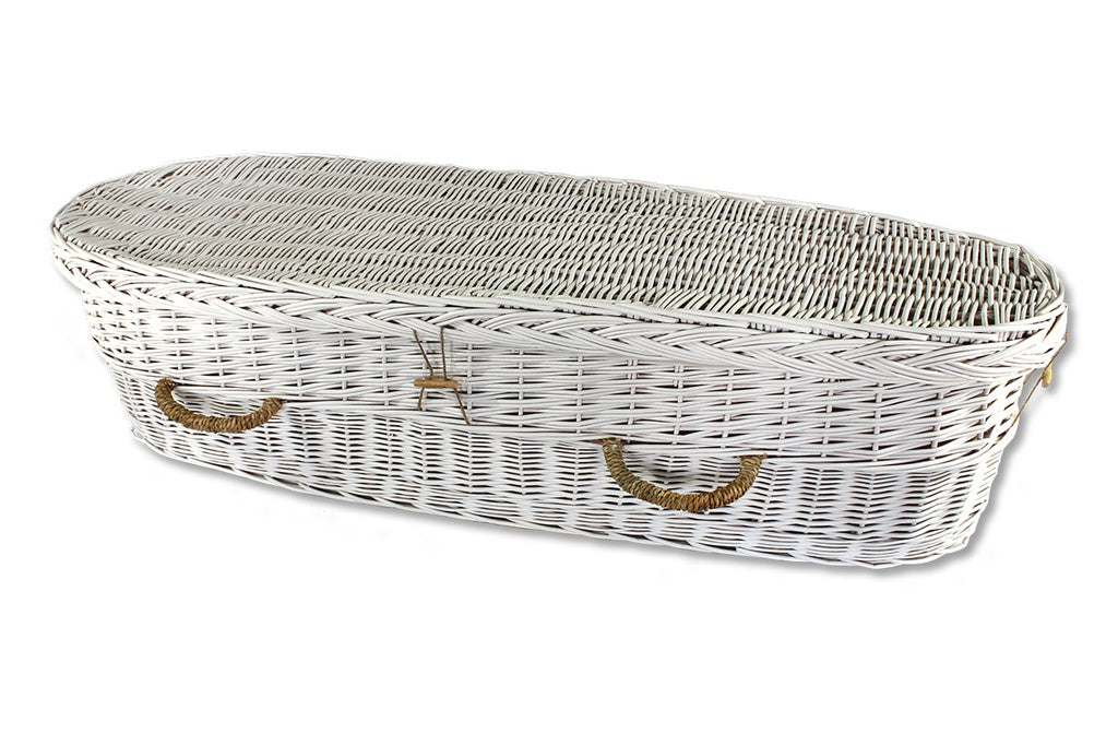 White Willow Child Casket – Handcrafted Biodegradable Casket for Children