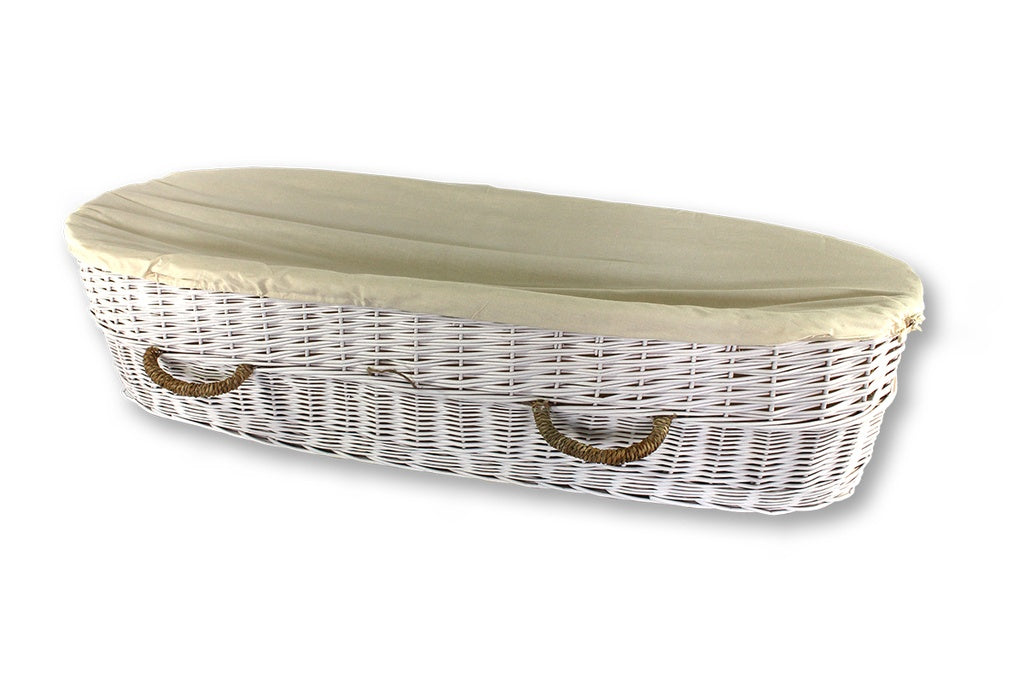 White Willow Child Casket – Handcrafted Biodegradable Casket for Children