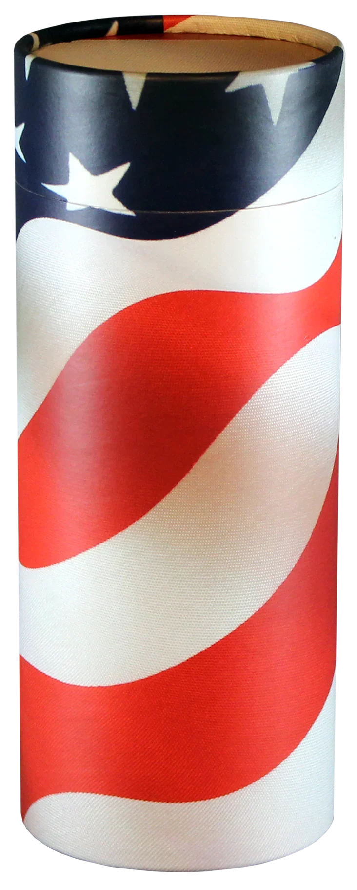 Patriot Scattering Tube – Biodegradable Urn Honoring Veterans & Heroes - Eco Casket Co.