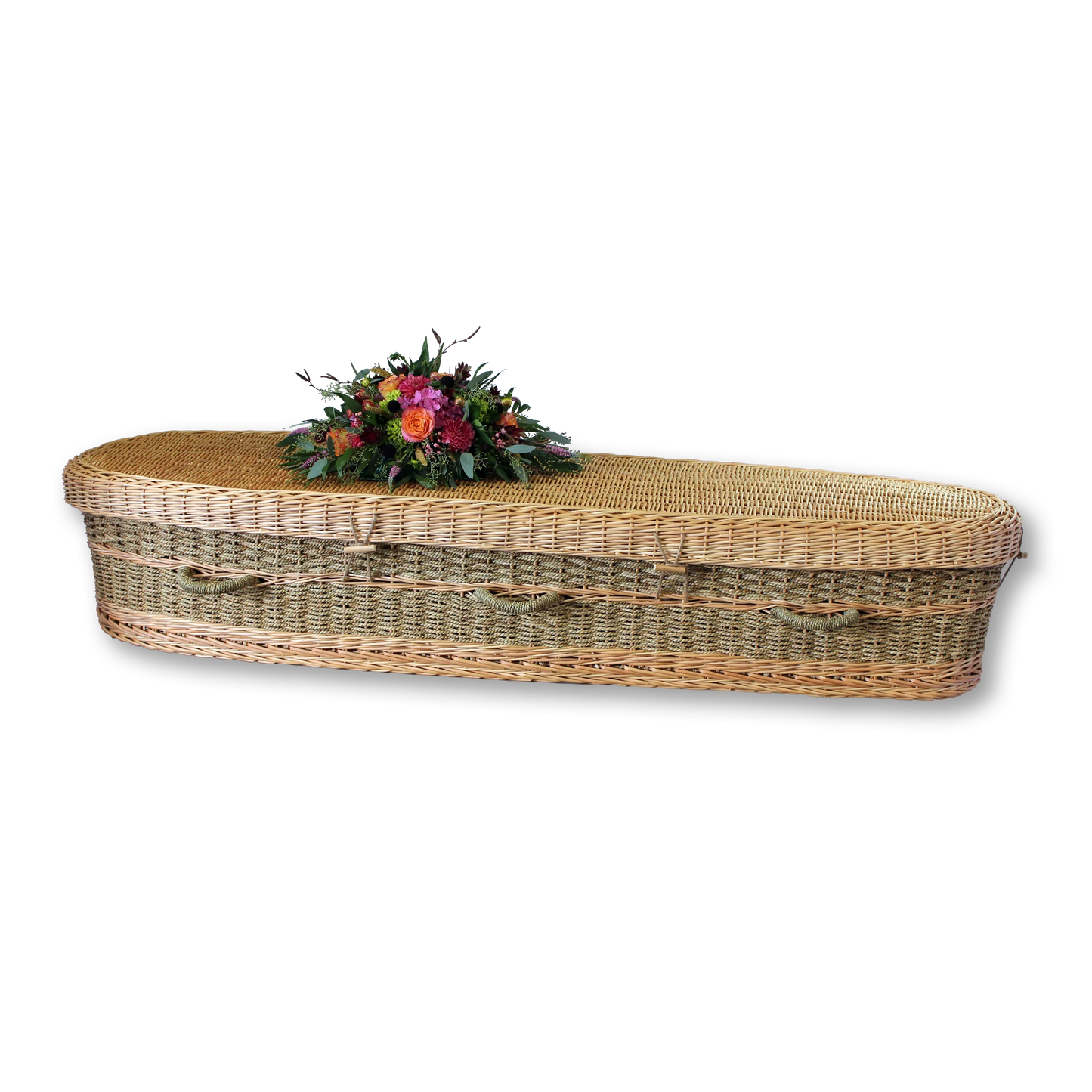 Seagrass Woven Biodegradable Casket – Adult Sizes - Eco Casket Co.