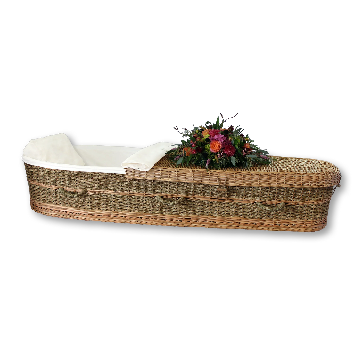 Seagrass Woven Biodegradable Casket – Adult Sizes - Eco Casket Co.