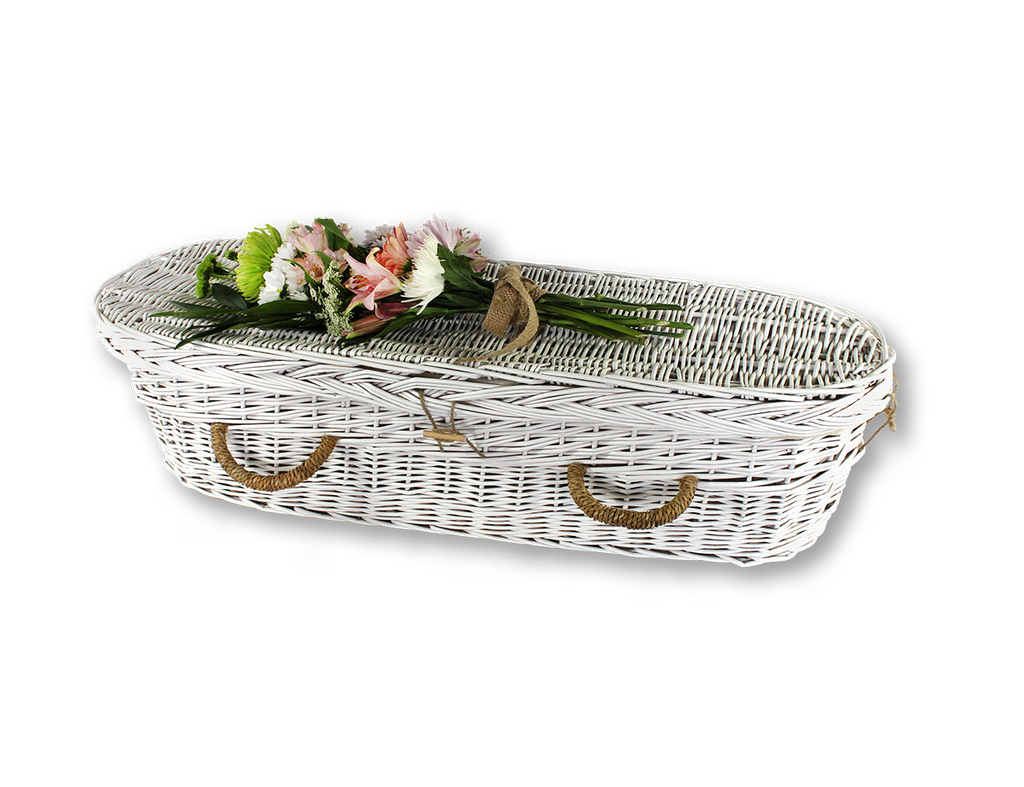 White Willow Child Casket – Handcrafted Biodegradable Casket for Children