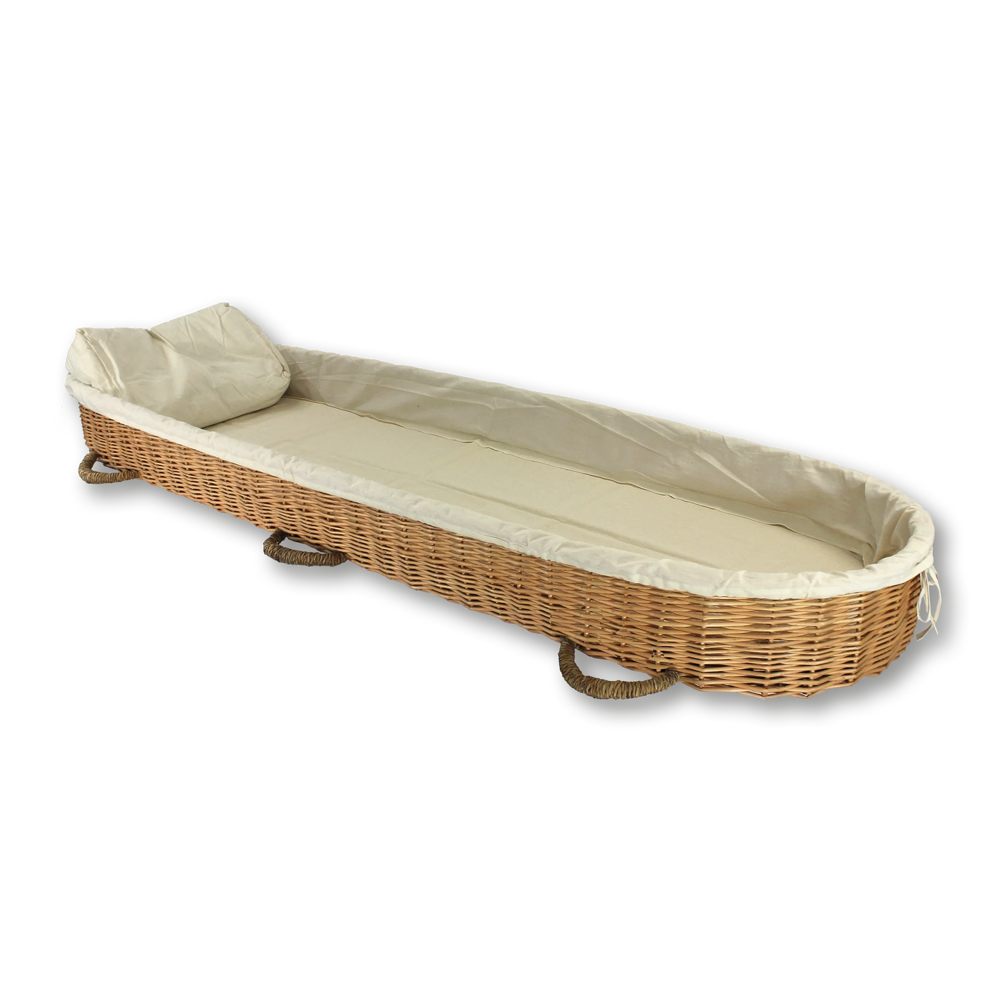 Willow Body Carrier – Biodegradable Tray for Shrouds & Natural Burial - Eco Casket Co.