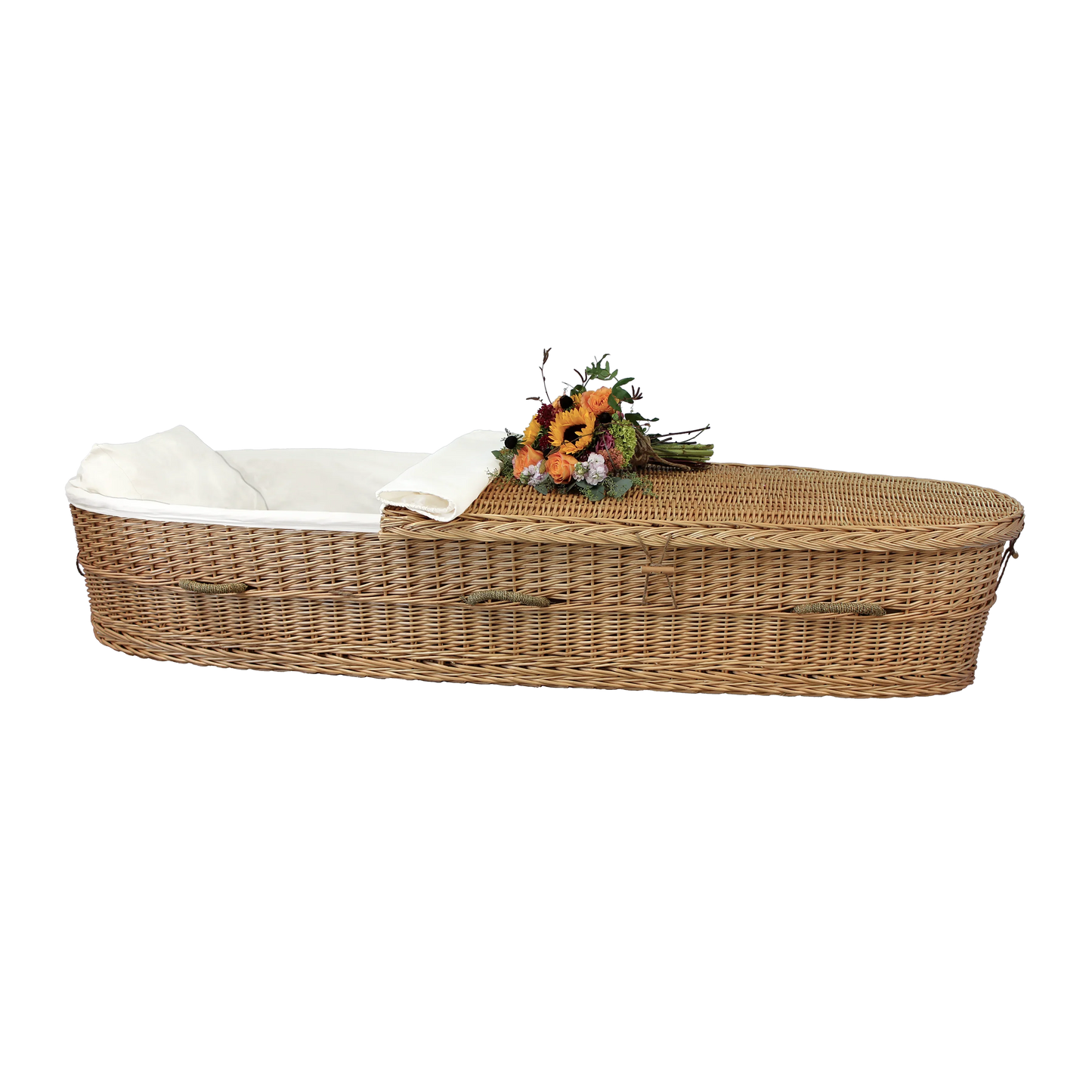 Willow Woven Biodegradable Casket – Adult Sizes - Eco Casket Co.