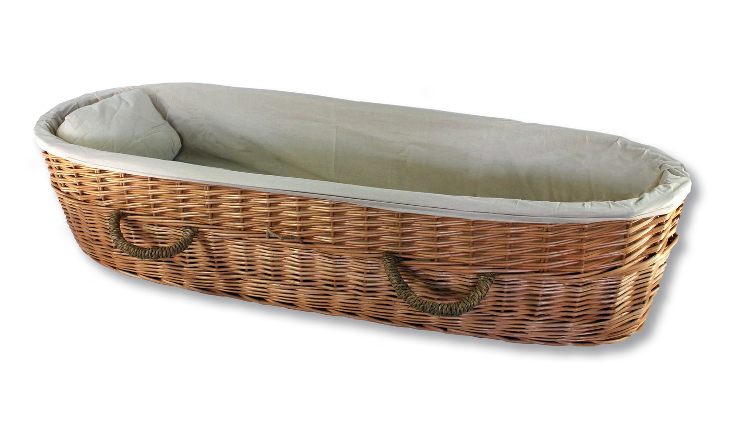Willow Child Casket – Handcrafted Biodegradable Casket for Children - Eco Casket Co.