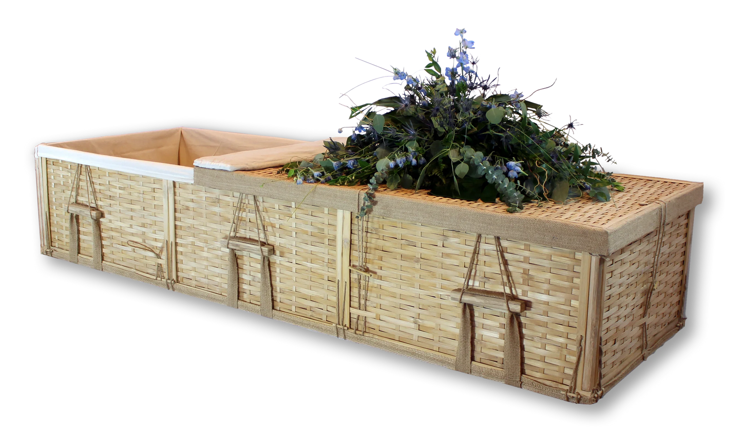4-Point Bamboo Biodegradable Casket – Assembled or Flat-Pack - Eco Casket Co.