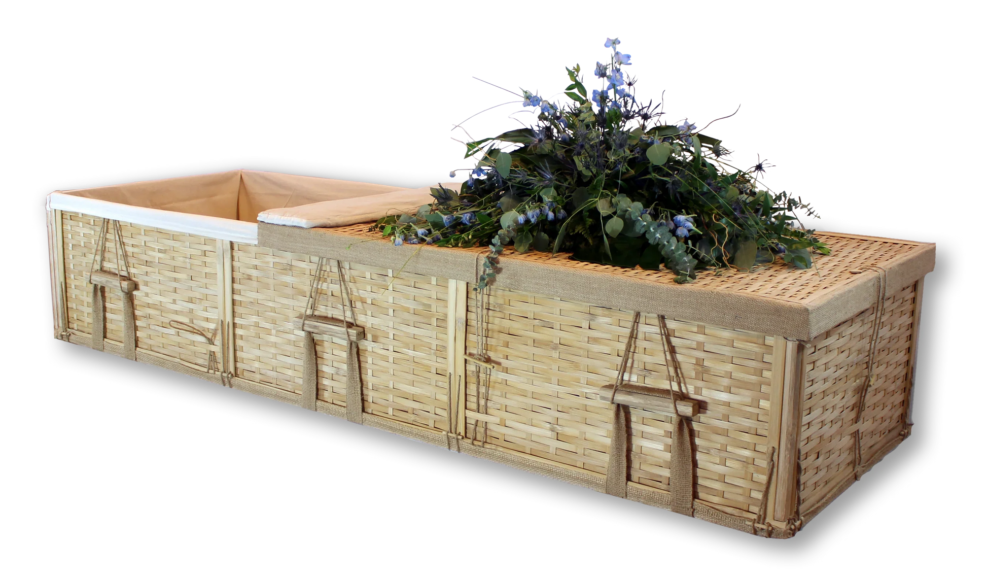 4-Point Bamboo Biodegradable Casket – Assembled or Flat-Pack - Eco Casket Co.