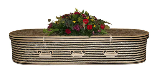 The Earthweave – Herringbone Bamboo Casket