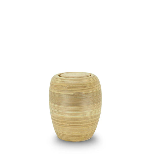 Whisper Meadow Bamboo Pet Urn – Small (36 Cubic Inches)