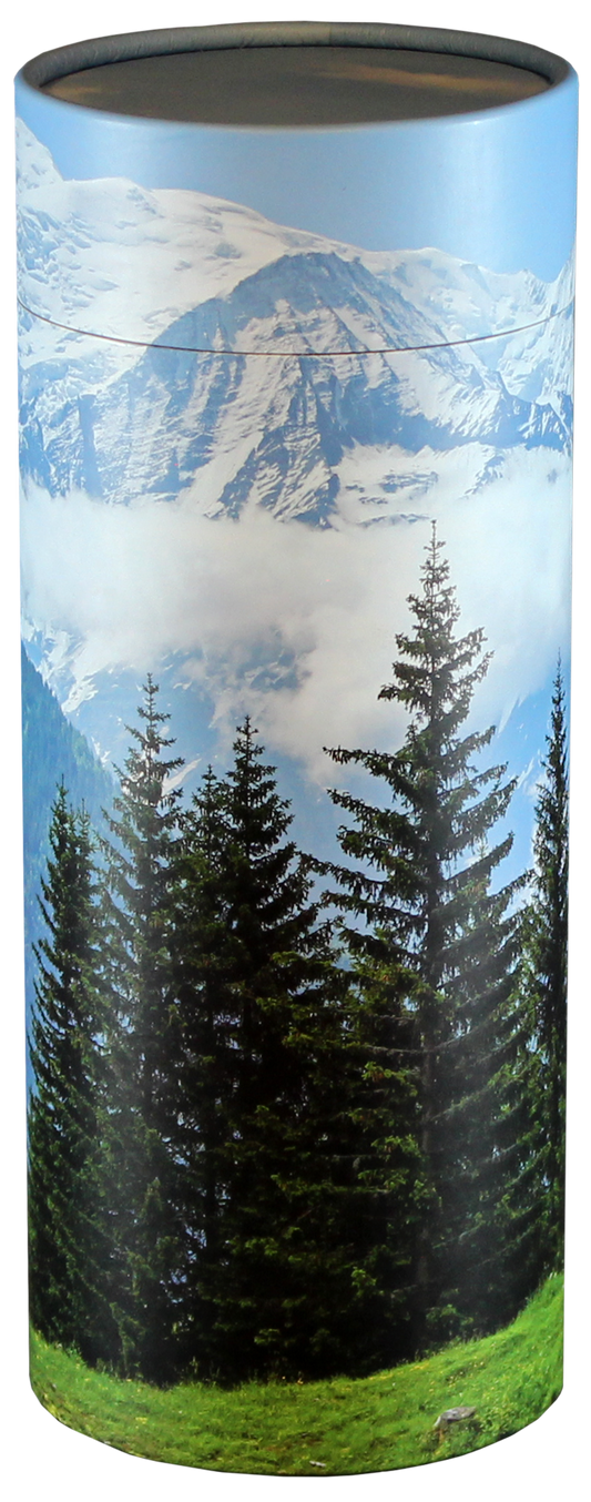 Mountain View Scattering Tube – Biodegradable Ash Urn for Outdoor Memorials