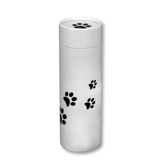 Precious Paws Scattering Tube (Available in Small, Medium, Large) - Eco Casket Co.