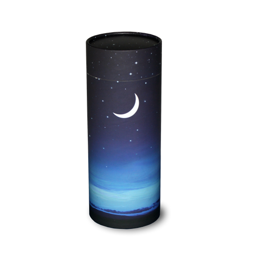 Starry Night Scattering Tube – Biodegradable Ash Urn for Cosmic Farewells