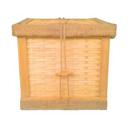Willow Woven Bamboo Urn | Biodegradable Earth Burial Urn - Eco Casket Co.