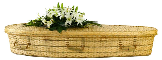 Natural Bamboo Rounded Casket – Eco Green Burial (Sequoia Series)