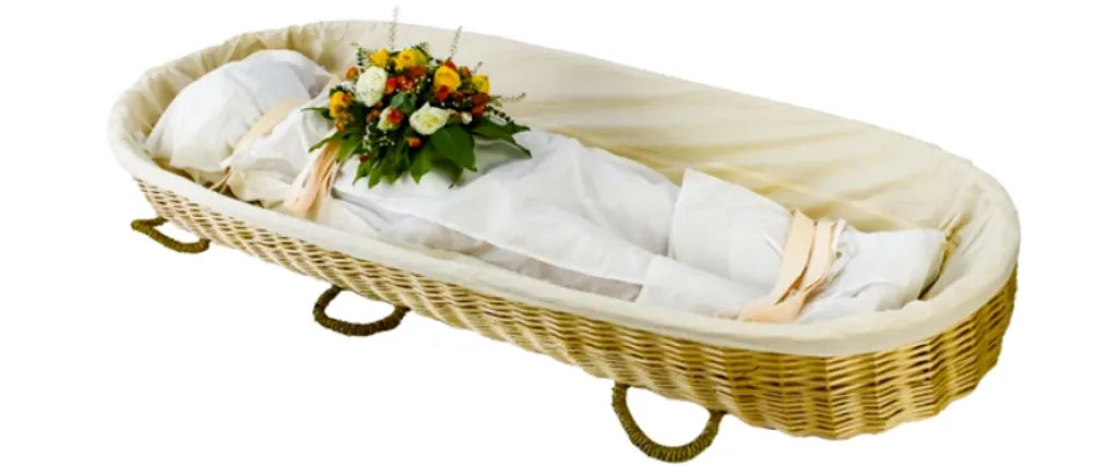 Sunset Dune Willow Carrier – Natural Green Burial Carrier