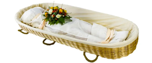 Sunset Dune Willow Carrier – Natural Green Burial Carrier
