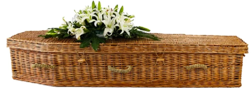 Steam-Toned Willow Six-Point Casket – Eco Green Burial (Sierra Series)