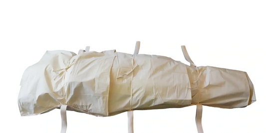 Cypress Rest Cotton Muslin Burial Shroud – Unbleached